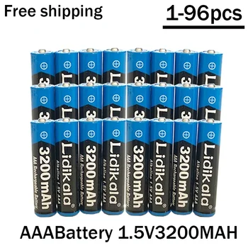 Baterija AAA Besplatna Dostava 1-96 kom. Bestseler 1.5 od 3200 mah Li-Ion Punjiva Baterija za sat, Miševa, Računala, Igračaka I tako Dalje