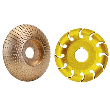 2 komada disk za Brušenje drveta, oblikovni navoj, Rotirajući alat, Brusni disk za kutna brusilica, brušenje krug 16 mm