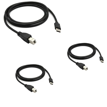 High-speed kabel za pisač Type C-USB B Kabel za pisač USB B - USB C MIDI kabel za uređaje bez napora 1 m /1,5 m /200 cm