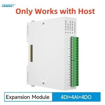 Modul daljinskog io Proširenje 4DI + 4AI + 4DO RS485 i Ethernet CDSENET GAAAX4440 Dobivanje Analognog Prekidača Modbus TCP RTU Radi s Domaćinom