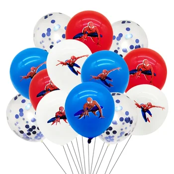 Spider-man Latex baloni Djeca Dječak Super Heroj rođendan spider-Man Nakit za zurke Sretan rođendan Maska pauk Igračke