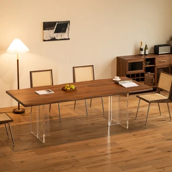 Drveni Akril Trpezarijski stolovi Dizajn Kave Moderni dnevni boravak blagovaona stolovi Kuhinja Nordic Tavolo Pranzo Namještaj za dom SR50DT
