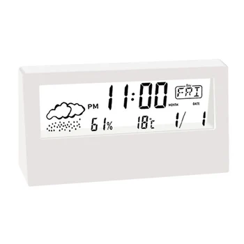 Led termometar, Термогигрометр, Multifunkcijski elektronički mjerač temperature i vlage, vremenska stanica za kuće s alarmom