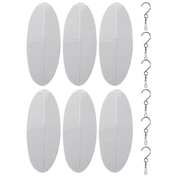 6 komada 10-inčni pripreme za сублимационных vjetar spinners 3D spirale vjetar spinners za dvorište i vrt umjetničkim ukrasima, viseće dekoracije