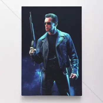 Terminator Arnold Schwarzenegger Vintage slika od filmske, svila plakat s po cijeloj površini, kućni dekor