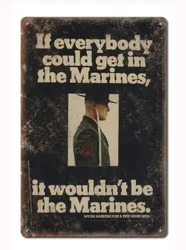 Korpus mornaričkog pješaštva SAD-a Sloboda - to nije sloboda Klasicni metalni жестяная firma Vintage aluminijska znak za kućnog kave dekor zidova 8x12 cm