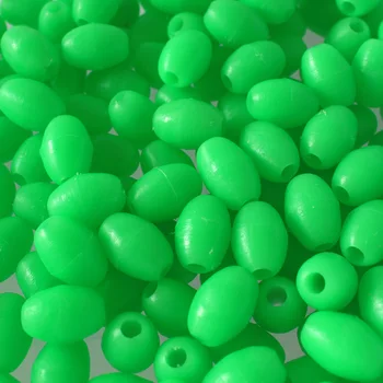 Sjajna Plutajući mamac Ribolov perle 6/8 mm Zelene Kugle za šarana 100 kom. Set Pribora Soft Ovalni bavi Korisne
