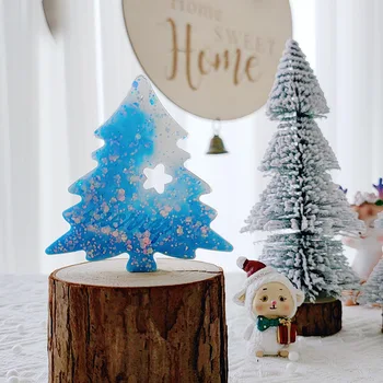 Novi oblik za božićno drvce, oblik aromatičnih svijeća, silikonski kalup za božićne dekoracije, viseće dekoracije