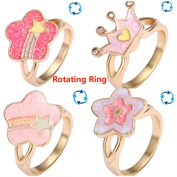 Novi vrti prsten 2023 godine, sa jedinstvenim bojama i krunom, posebno dizajniran za dekoracije za djevojčice