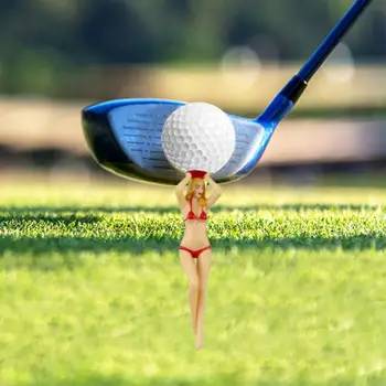 1/6 kom. ženske plastične majice za golf, pribor, veličine 76 mm (3 inča) Seksi majice-bikini, dar, najnoviji dizajn, šest boja