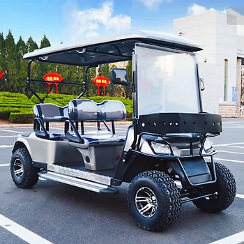 2022 Mini Golf-kar Offroad Električni quad bike 2 + 2 Sjedala 60 4000 W S Naprednim Вакуумными Gume, Opremljen Prednjeg Okvira I Stražnje prtljage području