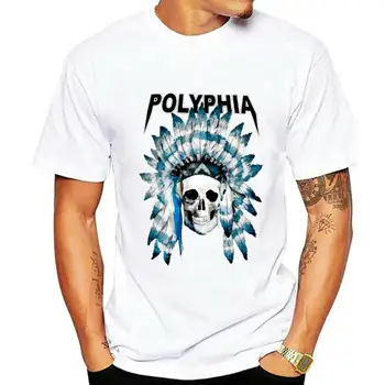 Muška majica s lubanjom Polyphia, mala, crna