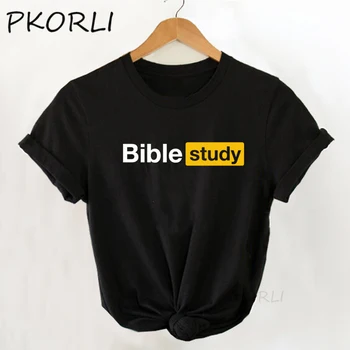Majica za Proučavanje Biblije, Ženski Ljeto Zabavne Večernje Majice, t-Shirt Bestie Drinkin Porn Hub, Casual Majica Kratkih Rukava I po cijeloj površini, Ženska Odjeća