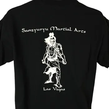 T-shirt Samurai muška srednje veličine Vintage Y2K Sanzyuryu Martial Arts Las Vegas
