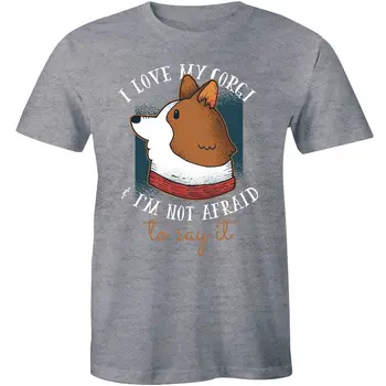 Volim svog corgi, ne bojim se to reći - Muška t-shirt za ljubitelje pasa Animal