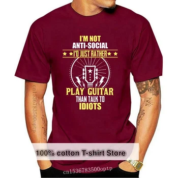 Nova muška t-shirt, zabavna majica za ljubitelj gitare, odlične poklone za gitaru, klasična majica s po cijeloj površini, t-majice-tees, top