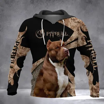 Izravna dostava Love Pitbull Dog S 3D Ispis Po Cijelom Tijelu Muška Jesenski Majica Unisex Casual Pulover Ulica Jakna Sport Odijela DK259