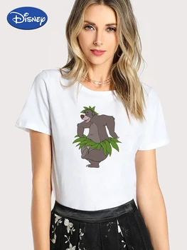 Baloo Slatka Ženska T-Shirt Funny Family Casual Look 2022 Novi Soft Estetski Odjeća Za Djevojčice Francuska Ženska Ljetna Ropa Tumblr Mujer
