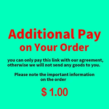 Dodatni trošak prilikom naručivanja! / Možete platiti na ovom linku samo s našeg pristanka, inače ne šaljemo robu!！