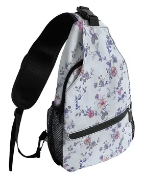 Нагрудные torbe s cvjetnim biljka, cvjeta višnje, Магнолией za žene, muškarce, vodootporne torbe poruke, javna sportska torba preko ramena na jedno rame