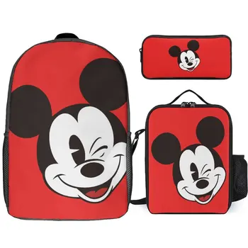 Set torbi Dream Cartoon za dječake i djevojčice s ekskluzivnim dezena torbe Disney, set od tri stavke velikog kapaciteta