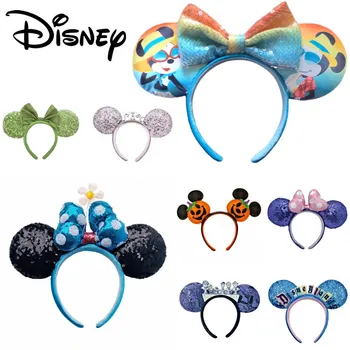 Figurice Disney Minnie Mickey Mouse Medo Obruč Za Kosu Parkovi Disney Cruise Line Šešir Cosplay Anime Lik Dječje Igračke Poklon