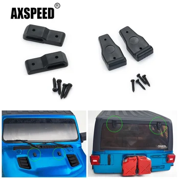 AXSPEED 1 komplet Plastičnih Spojnica Stražnjeg Stakla + Blok Poklopca Motora za Aksijalni SCX10 III AXI03007 Jeep Wrangler 1/10 RC Prate Auto Dijelovi