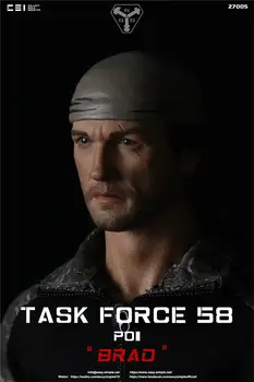Easy & Simple ES 27005 1/6 Task Force 58 PO1 Brad Posebna vojska figurica sa šal, koji se ne mogu podijeliti, pogodan za 12-inčni lutke-muškarci