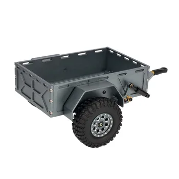 Univerzalni prikolicu od aluminijske legure 1/18 s буксировочным kukom za mali радиоуправляемого pauk kamiona TRX4M Bronco Defender K10 High Trail Scale Accessories