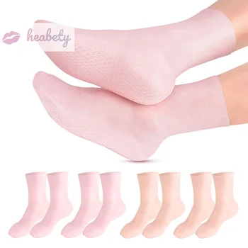 1 par gel čarape za njegu stopala Hidratantnim silikon Гелевые Čarape za njegu kože nogu Sredstva za zaštitu ruku od pucanja Spa Za kućnu uporabu