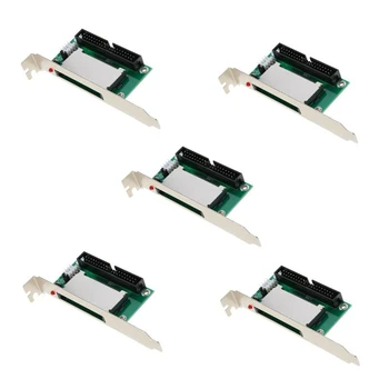 5X 40-pinski pretvarač Cf Compact Flash Kartica u 3.5 Ide adapter Pci Nosač Stražnji panel