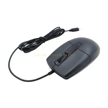 Ergonomski Žičano Gaming miš Type C za PC, mobilne telefone i tablete Celephones 3 Tipke Optički miš Zgodan hvatanje