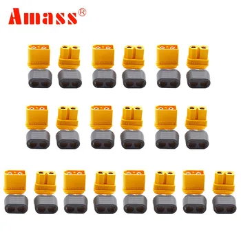 20 utičnica Amass XT60 XT60H Priključci za napajanje iz kućišta-ljuska 10 prijenosna 10 prijenosna (10 parova)