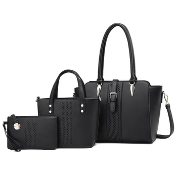 Nova kvalitetna torba velikog kapaciteta za žene 2023, luksuzna modna torba za mamu preko ramena, komplet od tri predmeta za žene