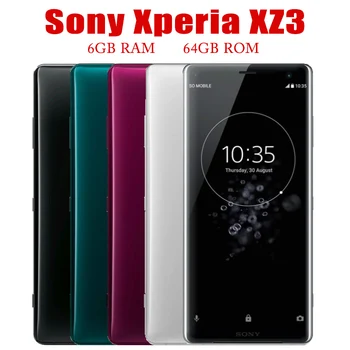 Sony Xperia XZ3 4G LTE Mobilni Originalni Разблокированный 6,0 
