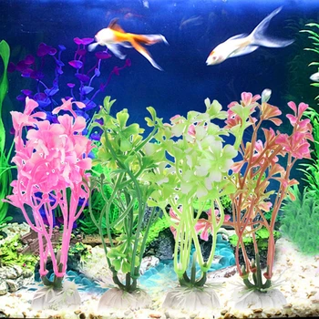 Ribice za akvarij dekoracija Umjetne plastične biljke Su biljke