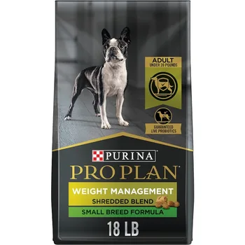 Hrana za pse Purina Pro Plan za mršavljenje malih pasmina, u prahu smjesu od piletine i riže - 18 funti. Paket