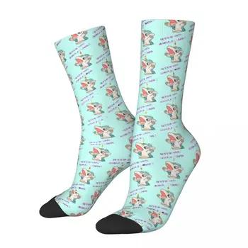 Slatka čarape s unicorns, ženske čarape sa zabave životinjama, srednje mekana Čarape Harajuku, jesenje нескользящие čarape s po cijeloj površini za skateboard, dar