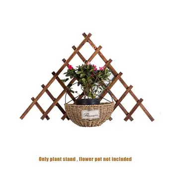 Proširiva štitnik za biljke, Drvene Proširivo Trokutasti решетчатая ogradu, protiv korozije rešetke za penjanje biljaka, Решетчатая ogradu