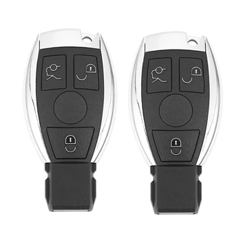Zamjena ključ s daljinskim upravljanjem 2X 3 pritisnite za Mercedes Benz 2000 izdavanja + NEC i BGA Control 433,92 Mhz