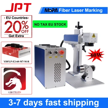 60 W JPT M7 MOPA Fiber Laser Obilježavanja Stroj Za Rezanje Metala Od Nehrđajućeg Čelika Zlatni Prsten Srebro Nakit engraving Porez Besplatno