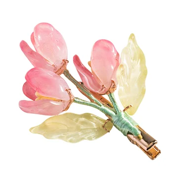 Bočne spojnice u obliku cvijeta sa пружинящим za nošenje, okvira za cvijeće, dekoracije za pletenice kose, alata za kreiranje frizure