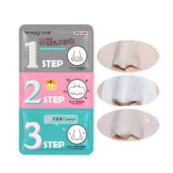 1pc BIOAQUA Uklanja Akne Maska Za Uklanjanje Liječenje Lijek Za Uklanjanje Akni Clear Black Head 3-Korak Set Za Njegu Kože Korejski Kozmetika