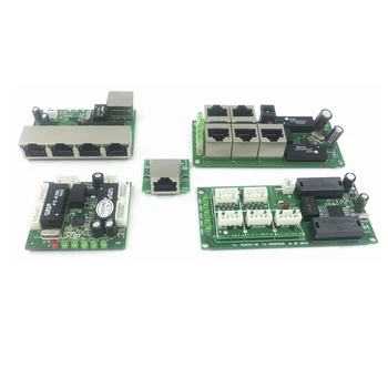 5-pinski preklopnik ethernet print naknada za modul 5 portova 10/100 Mbit/s switch PCBA naknada OEM Matična ploča ethernet preklopnik 5 RJ45 Žični