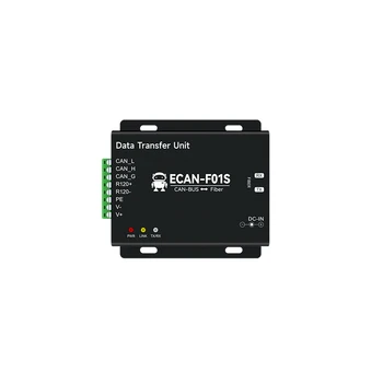 1 par CAN na Fiber-optički Bežični Приемопередатчику ECAN-F01S 8V ~ 28V Transparentna komunikacija na velike udaljenosti s brzinom prijenosa od 5k-1Mbps u Бодах