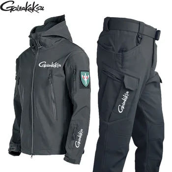 Nove ulične jakne za ribolov, muške zimske toplo odijelo, plus baršun hlače Soft Shell, odjeća za ribolov, skijanje, planinarenje, Svjež runo