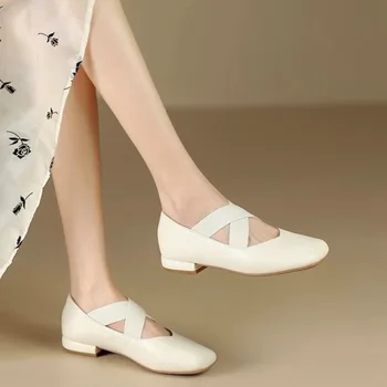 Ženski Nove Proljeće-jesen balet stanovi ravnim cipelama, casual cipele i Mary Janes, Udoban Đonovi Dizajnerske cipele za ples Mujer Zapatos