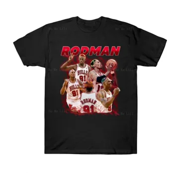 T-shirt Dennis Rodman Bootleg s visoke kvalitete grafike, muška odjeća unisex kratkih rukava