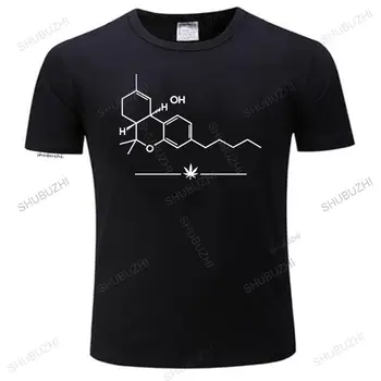 Crna odjeća Za Životinje Thc Chemical Equationplant Smoke 420 Grass Weed Pot t-Shirt Muška Majica Kratkih Rukava Svakodnevni 100% Pamuk