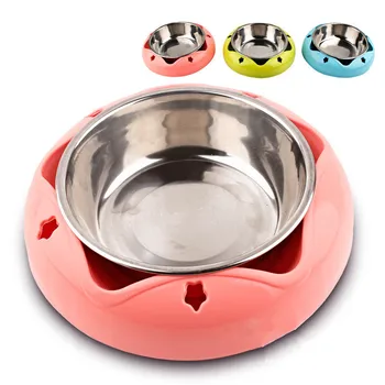 Zdjele za pse i mačke od nehrđajućeg čelika, đonovi hranjenja, zdjela za vodu za kućne ljubimce, jelo za щенячьего hrane, 3 boje